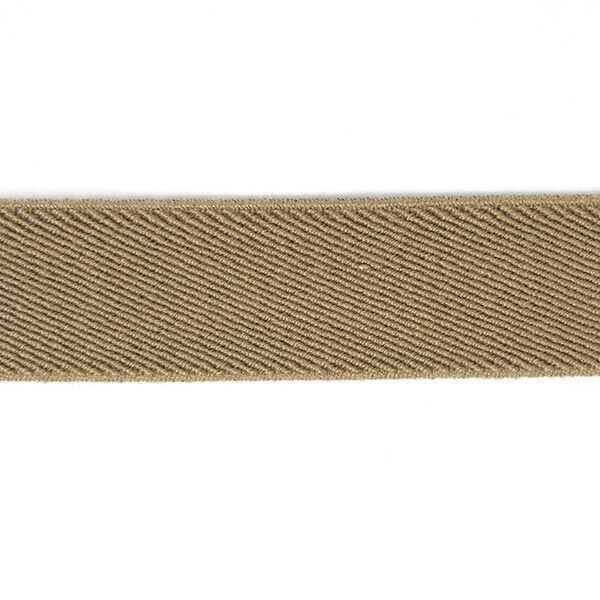 Ruban élastique Basique - beige foncé,  image number 1