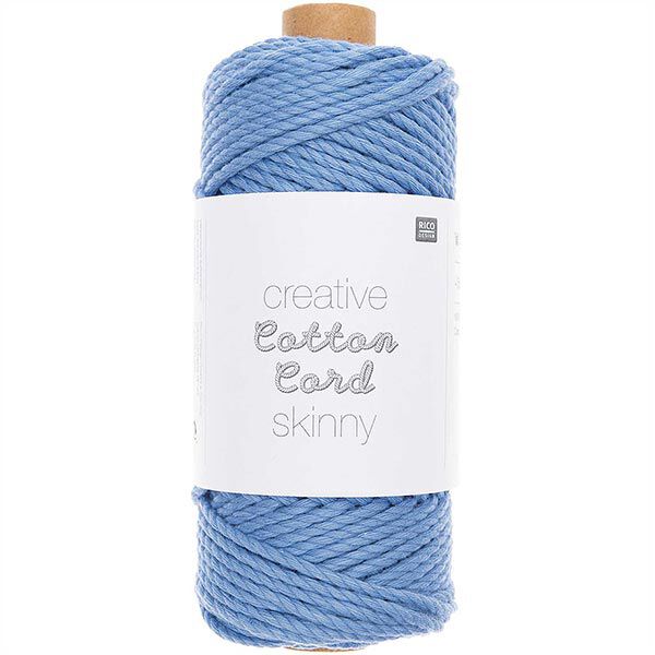 Fil macramé Creative Cotton Cord Skinny [3mm] | Rico Design - bleu bébé,  image number 1