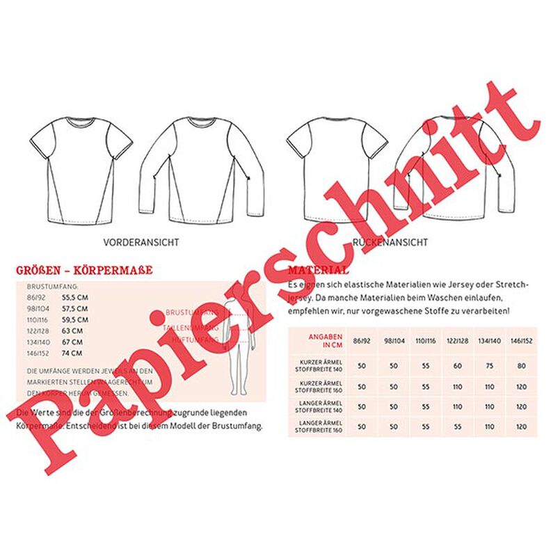 Chemise sport avec couture latérale en biais BELA | Patron prêt à découper | 86-152,  image number 8