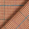 Tissu pour manteau Carreaux pied-de-poule avec effet scintillant – beige/cuivre,  thumbnail number 4