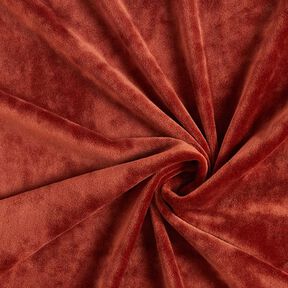 Velours stretch Tissu Nicki – terre cuite, 
