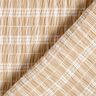 Seersucker Rayures mixtes – sable/blanc,  thumbnail number 4