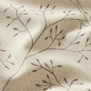 Tissu de décoration Semi-panama fines branches – nature, 