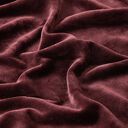 Velours stretch Tissu Nicki – aubergine, 