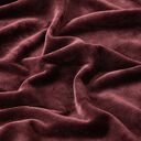 Velours stretch Tissu Nicki – aubergine, 