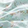 Jersey coton Licorne et arc en ciel – bleu glacier,  thumbnail number 2