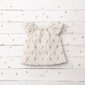 Tissu double gaze de coton Jolies girafes – blanc,  thumbnail number 5