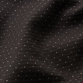 Jersey romanite Pois en lurex – noir, 