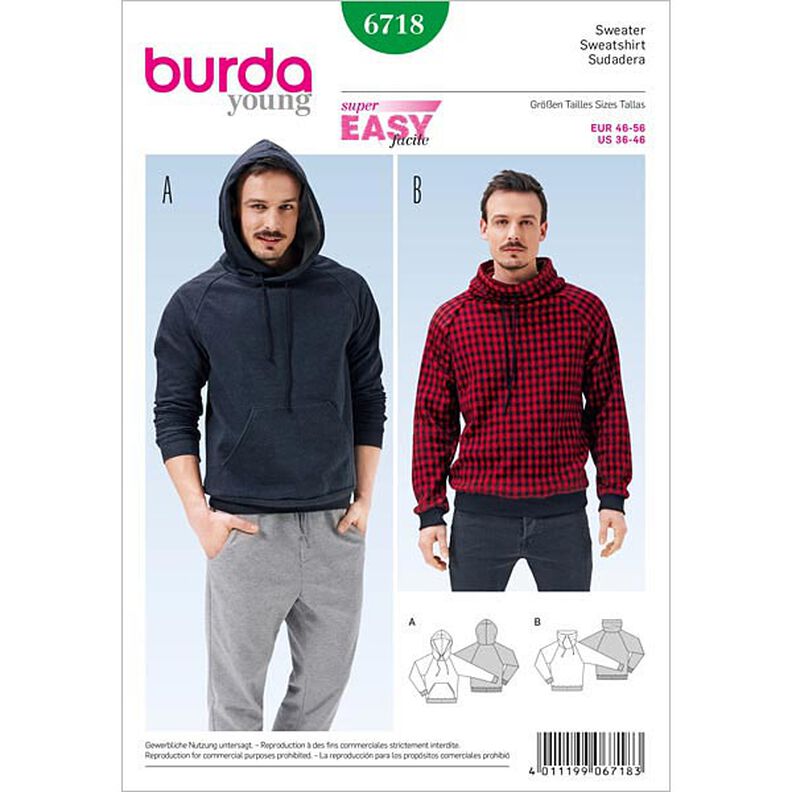 Pull-over, Burda 6718,  image number 1