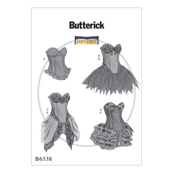 Costume historique, Butterick 6338|40 - 48,  image number 1