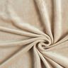 Velours stretch Tissu Nicki – beige clair,  thumbnail number 1