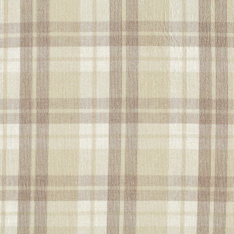 Tartan en velours côtelé – noix de cajou,  image number 1