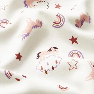 Polaire alpin Licorne et arc-en-ciel – écru, 