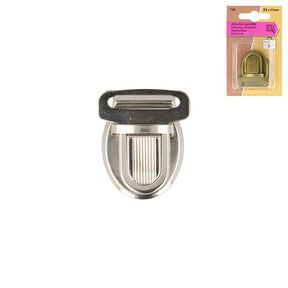 Serrure à mortaiser [ 3,2 x 3,7 cm ] – argent métallique, 