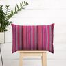 Tissu de décoration Jacquard Rayures fines – pourpre/baies,  thumbnail number 6