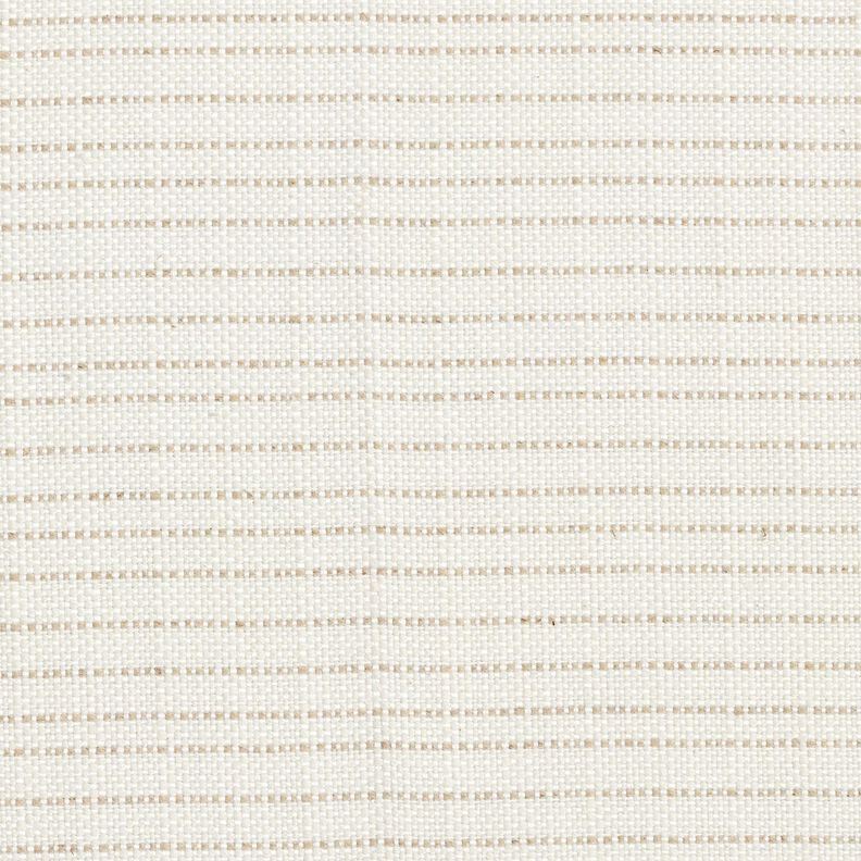 Tissu de d&eacute;coration Panama rayure subtile &ndash; beige clair/beige clair,  image number 1