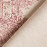 Tissu de décoration Semi-panama Toile de Jouy classique – carmin/nature,  thumbnail number 4