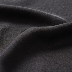 Satin polyester uni – noir, 