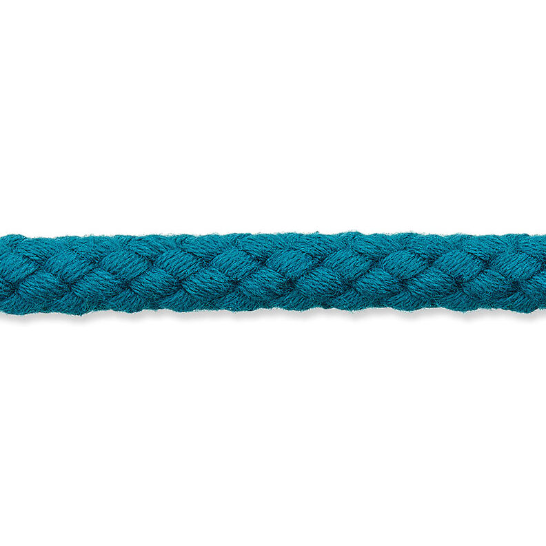 Cordon en coton [Ø 7 mm] – pétrole légère,  image number 1