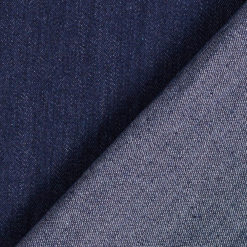 Denim léger extensible recyclé – bleu marine,  image number 4