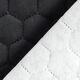 Tissu de revêtement velours matelassé nid d'abeille – noir – Échantillon,  thumbnail number 6