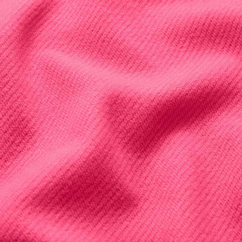Tissu pour manteau en laine mélangée, uni – rose intense,  image number 2