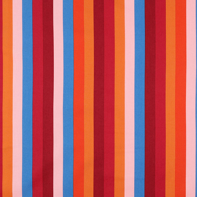 Popeline coton Summer Stripe | Nerida Hansen – rouge bordeaux,  image number 1