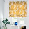 Tissu de décoration Canvas grandes feuilles – jaune curry,  thumbnail number 7