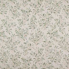 Tissu de décoration Semi-panama Gui – nature/vert, 