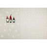 French Terry Sweat d’été Panel Trois lutins de Noël – beige,  thumbnail number 4