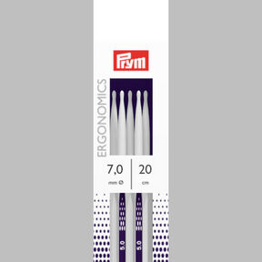 7,0|20cm Aiguilles à tricoter pour chaussettes Ergonomics | Prym, 