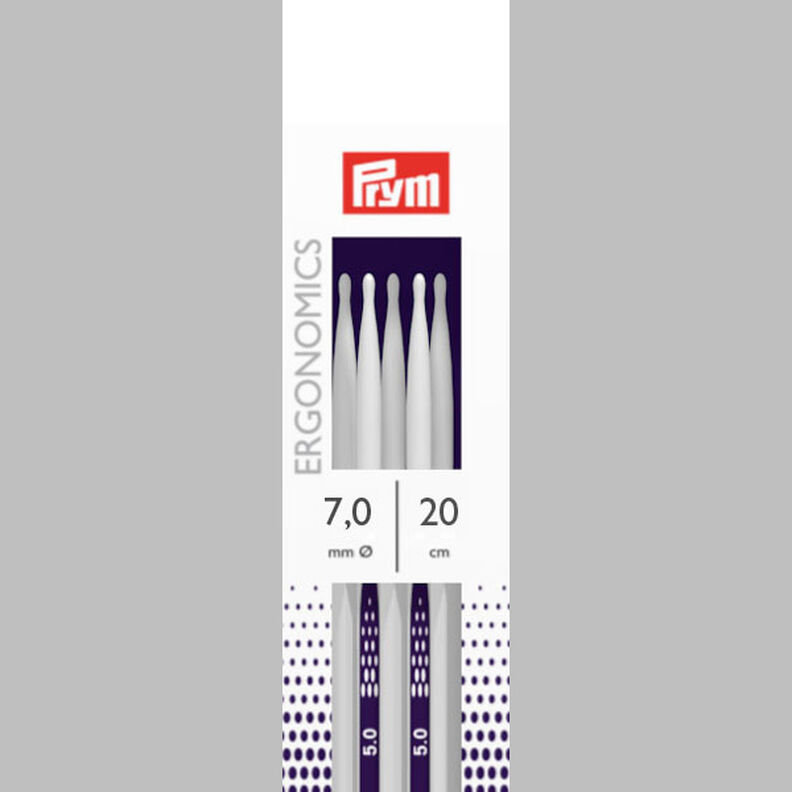 7,0|20cm Aiguilles à tricoter pour chaussettes Ergonomics | Prym,  image number 2