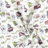 Cretonne Tissu sous licence «Harry Potter» Voyage à bord du Poudlard Express | Warner Bros. – blanc,  thumbnail number 3
