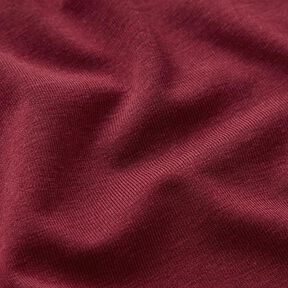 Bambou Jersey viscose Uni – rouge bordeaux, 