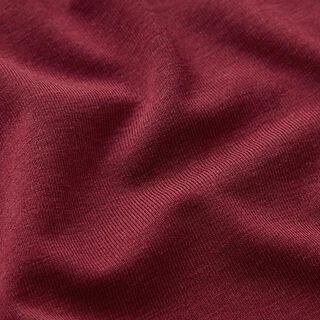 Bambou Jersey viscose Uni – rouge bordeaux | Reste 50cm, 