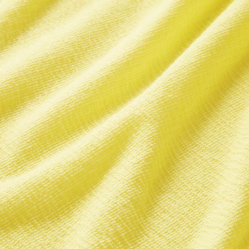 Jersey froissé Uni – jaune clair,  image number 2