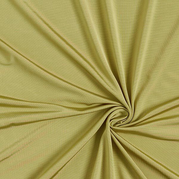 Tissu maille très élastique Uni – jaune olive,  image number 1