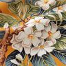 Tissu de décoration Canvas Arbre en fleurs – moutarde,  thumbnail number 2