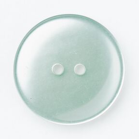Bouton 2 trous brillant [Ø 25 mm] – menthe clair, 