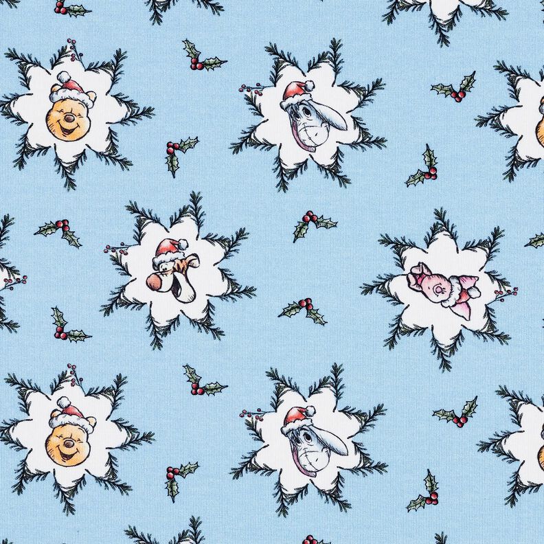 French Terry Sweat d’été Winnie l'ourson Tissu sous licence | Disney – bleu clair,  image number 1