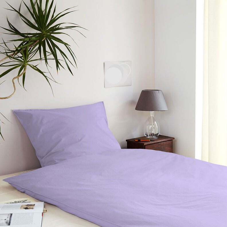 Tissu en coton Cretonne Uni – mauve,  image number 6