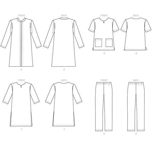 Manteau | Pantalon | Tunique, Butterick 6534 | 46 - 56, image number 7
