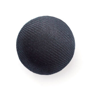 Bouton semi - sphérique recouvert Gloss - bleu marine, 