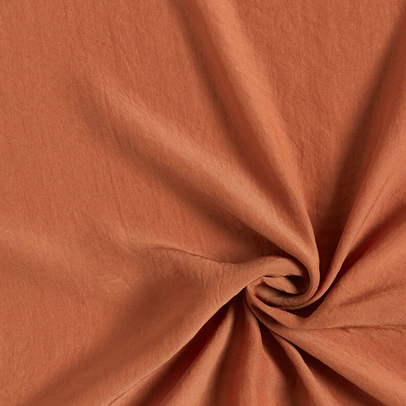 Tissu léger pour chemisier crinkle uni – bronze,  image number 1