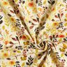 Mélange viscose lin Feuilles d’automne – beige clair/orange,  thumbnail number 3