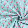 Coton enduit Flamant rose – bleu clair,  thumbnail number 2