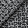 Tissu pour manteau petits carreaux – gris clair/noir,  thumbnail number 5