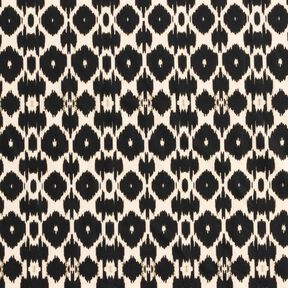 Tissu pour maillot de bain Imprimé léopard abstrait – noir/noix de cajou, 