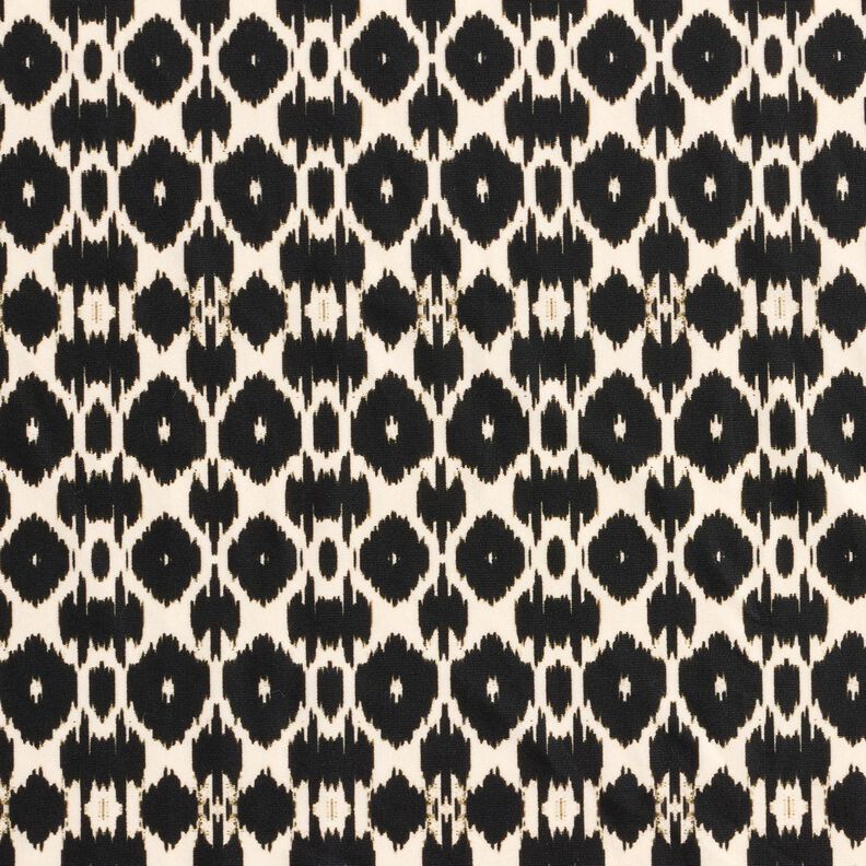 Tissu pour maillot de bain Imprimé léopard abstrait – noir/noix de cajou,  image number 1