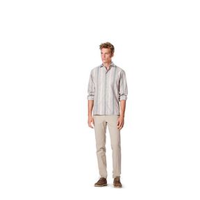 Pantalon homme - forme ajustée, Burda 6933, 